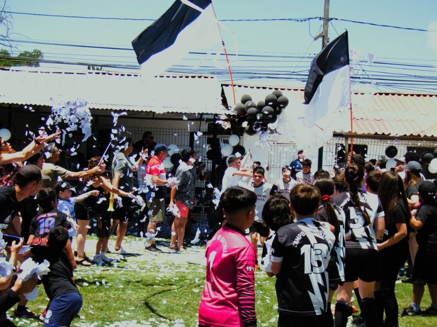 Celebración de un club de barrio