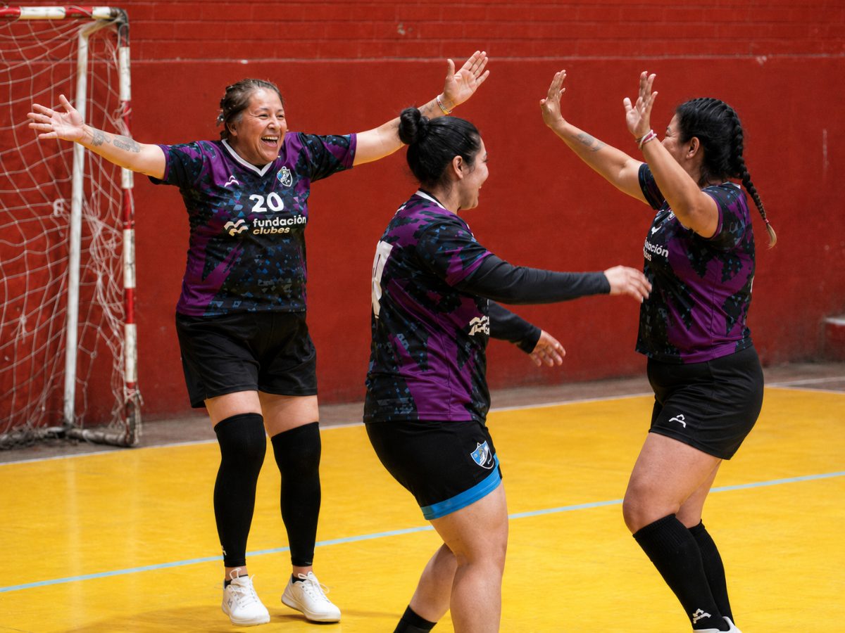 Jugadoras celebrando